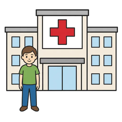 AAC-Piktogramm: Kreiskrankenhaus