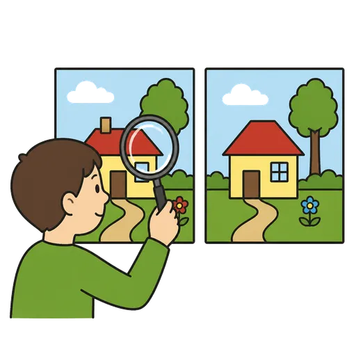 AAC pictogram: finding differences