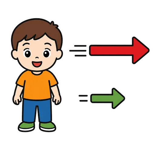 Pictogramme CAA : vite et lent