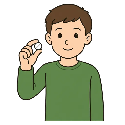 Piktogram AAC: tabletka