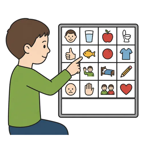 Piktogram AAC: tablica do komunikacji