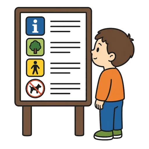 Piktogram AAK: informační tabule