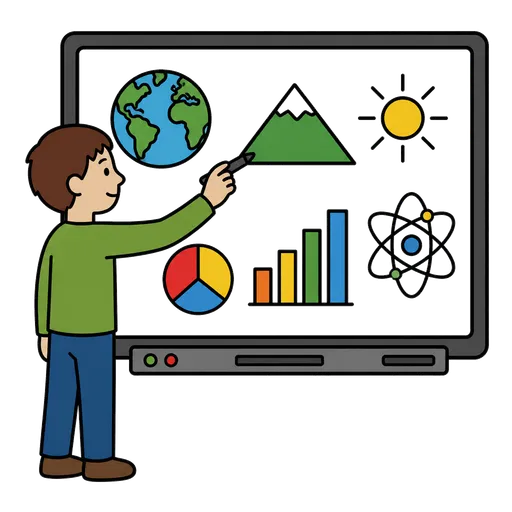 AAC-Piktogramm: interaktive Whiteboard
