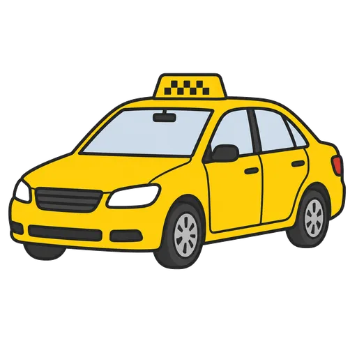 Piktogram AAK: taxi
