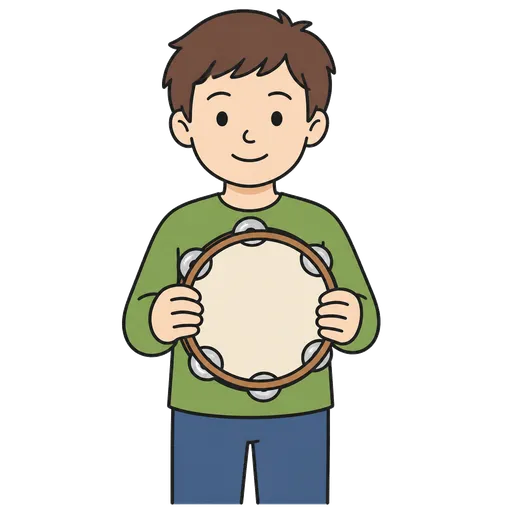 AAC pictogram: tambourine