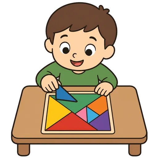 Piktogram AAC: tangram