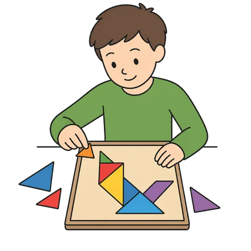 Piktogram AAC: tangram