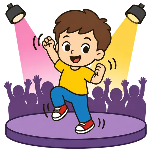 Piktogram AAC: taniec
