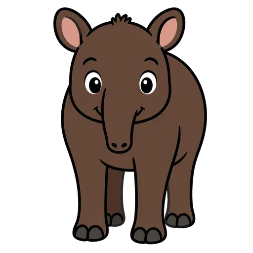 Piktogram AAC: tapir