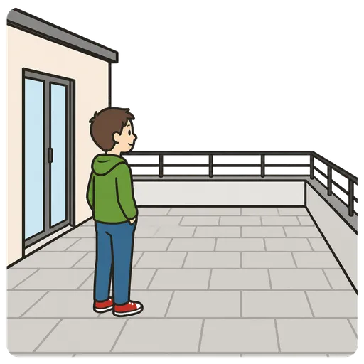 Piktogram AAC: taras
