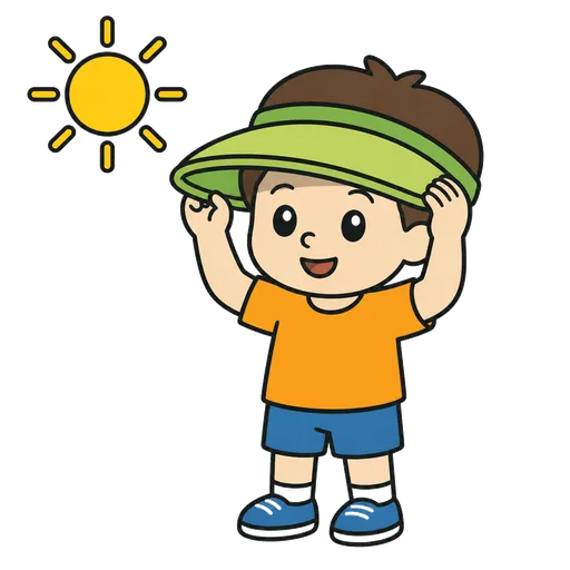 AAC-Piktogramm: Sonnenschirm