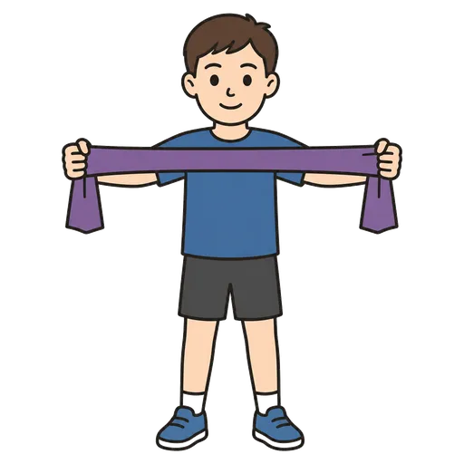 Piktogram AAK: rehabilitační páska