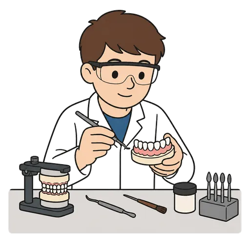 Pictogramme CAA : technicien dentaire