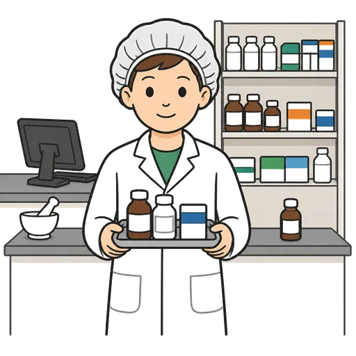 Pictograma CAA: técnico farmacéutico