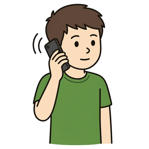 Piktogram AAC: telefon do rodziców