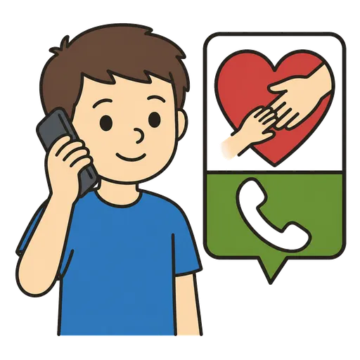 Piktogram AAC: telefon zaufania