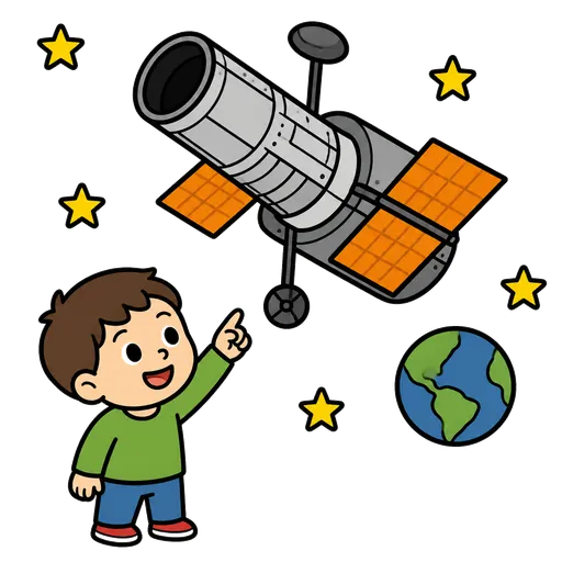 Piktogram AAC: teleskop Hubble'a