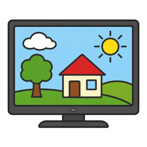Pictogramme CAA : télévision