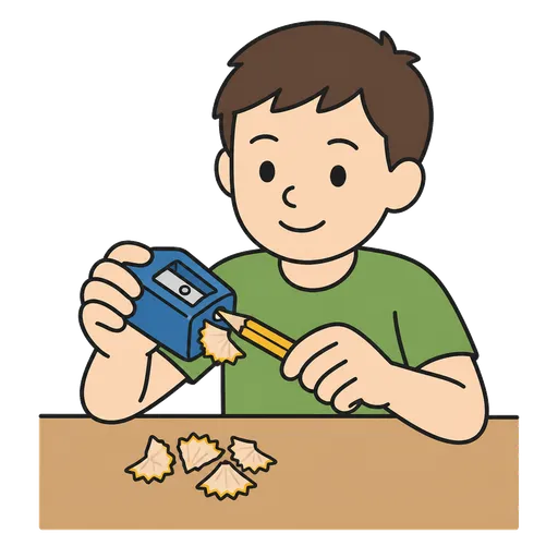 Piktogram AAC: temperówka