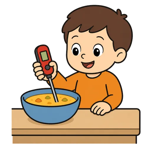 Piktogram AAK: kuchyňský teploměr
