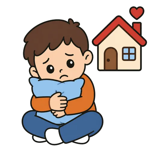 Pittogramma CAA: mi manchi casa