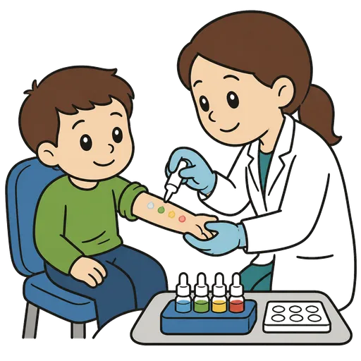 Piktogram AAC: test alergiczny