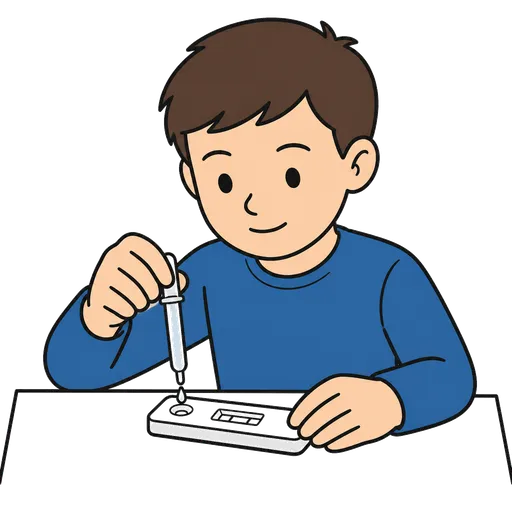 Pittogramma CAA: test dell’antigene