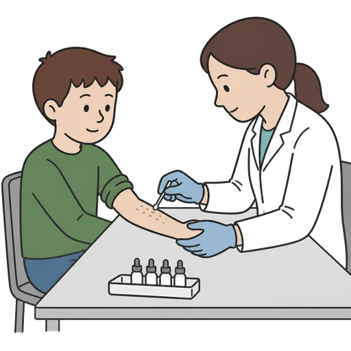 Piktogram AAC: testy skórne