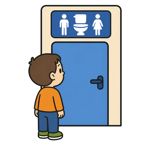 Piktogram AAK: veřejná toaleta