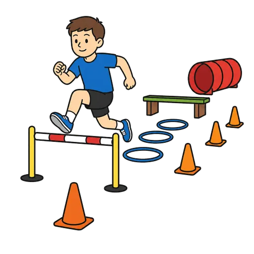 Pictogramme CAA : parcours d’obstacles