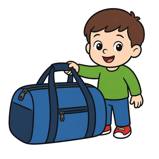 AAC-Piktogramm: Reisetasche