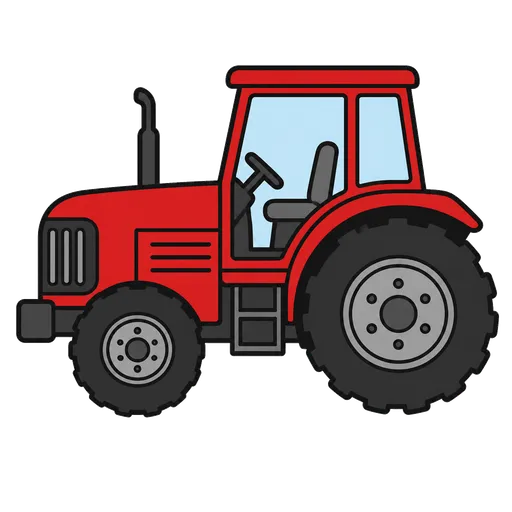 Piktogram AAC: traktor