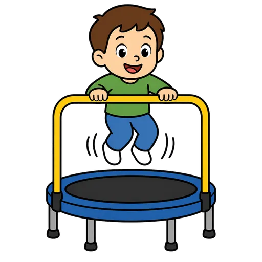 Piktogram AAC: trampolina terapeutyczna