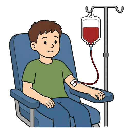 Piktogram AAC: transfuzja
