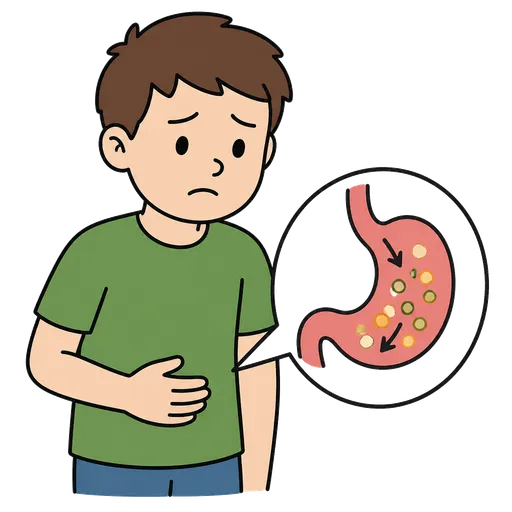 Pittogramma CAA: digestione
