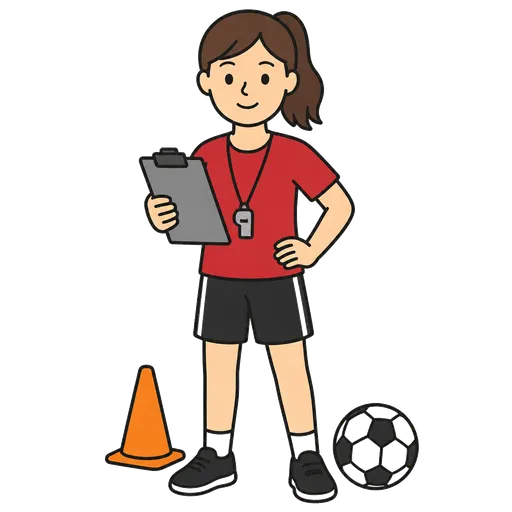 AAC pictogram: women coach