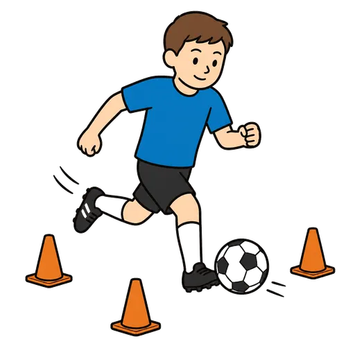 Pittogramma CAA: allenamento di calcio