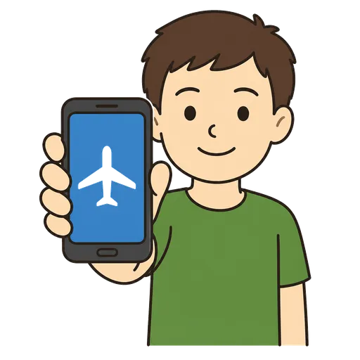 Pictograma CAA: modo avión