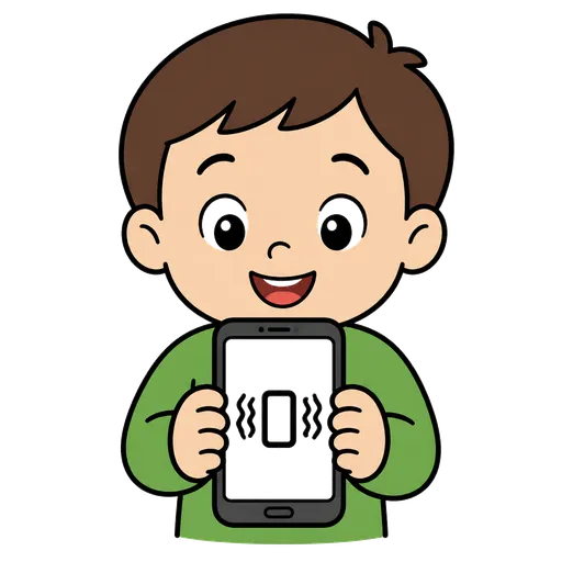 Piktogram AAC: tryb wibracji