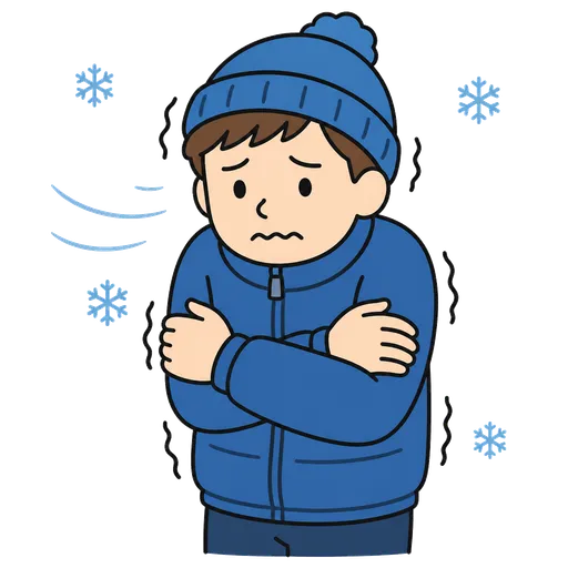 Pittogramma CAA: tremare dal freddo