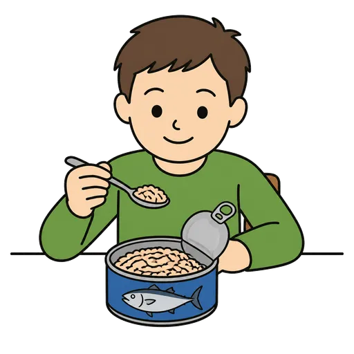 AAC-Piktogramm: Thunfisch aus der Dose