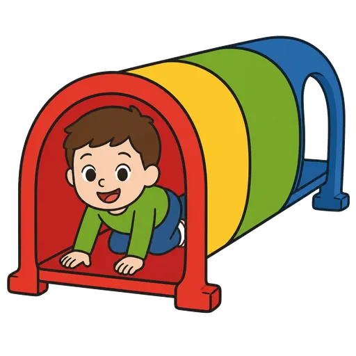 Piktogram AAC: tunel foliowy