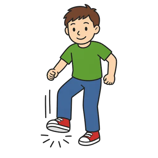 AAC pictogram: stomp in time
