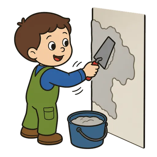Pictograma CAA: enlucido