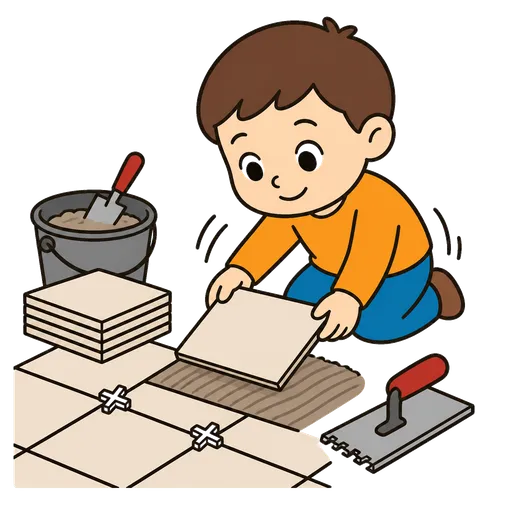 Piktogram AAC: układać płytki
