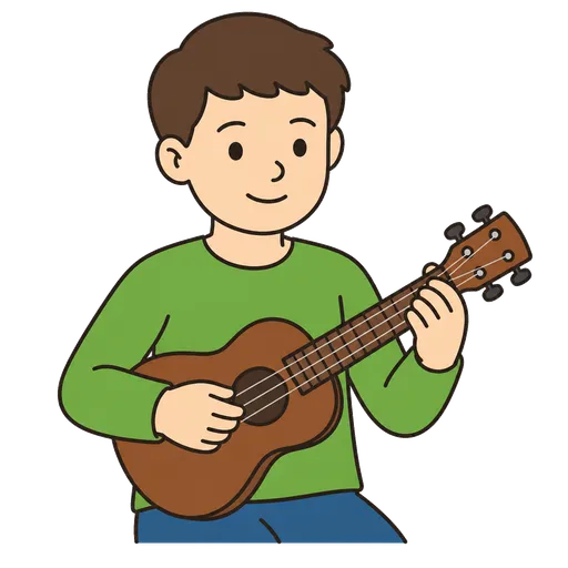 AAC pictogram: ukulele