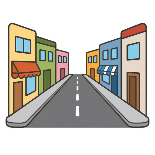 AAC pictogram: road