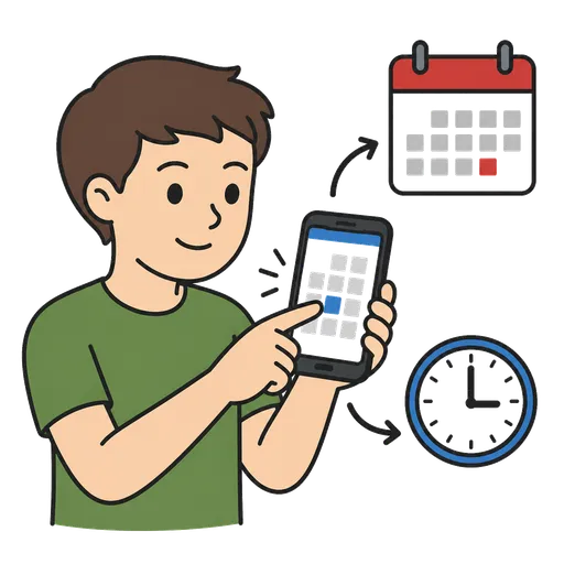 Pittogramma CAA: fissare un appuntamento