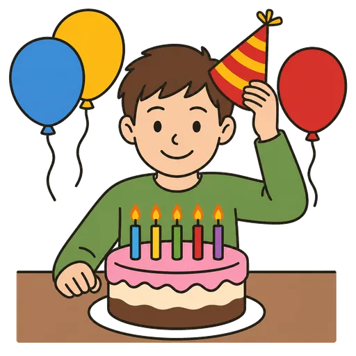 AAC pictogram: birthday