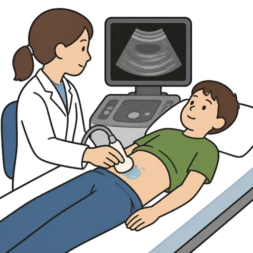Pictograma CAA: ecografía abdominal